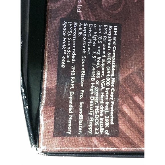 Space Hulk (1993, PC) Big Box 3.5" Floppys Complete USED 4 Disk Game - Picture 12 of 16